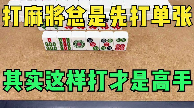 一分钟教你“打麻将怎么打更容易赢?一《我来教教你怎么赢 》